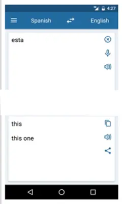 Adamdev Spanish English Translator android App screenshot 0