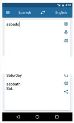 Adamdev Spanish English Translator android App screenshot 3